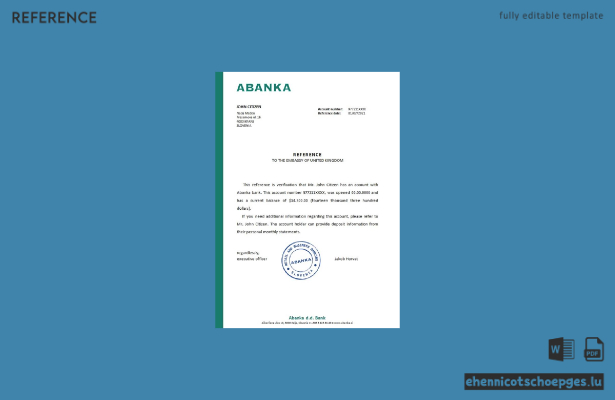 Vorschau des Slowenien-Abanka-Referenzbeispiels